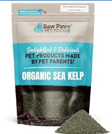 Raw Paws Pet Food Organic Sea Kelp bag